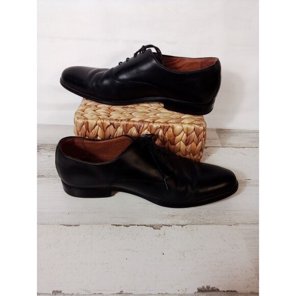 Mens Desai Black Dress Shoes Size 275  ‎   9.5mens US Conversion - Picture 5 of 13